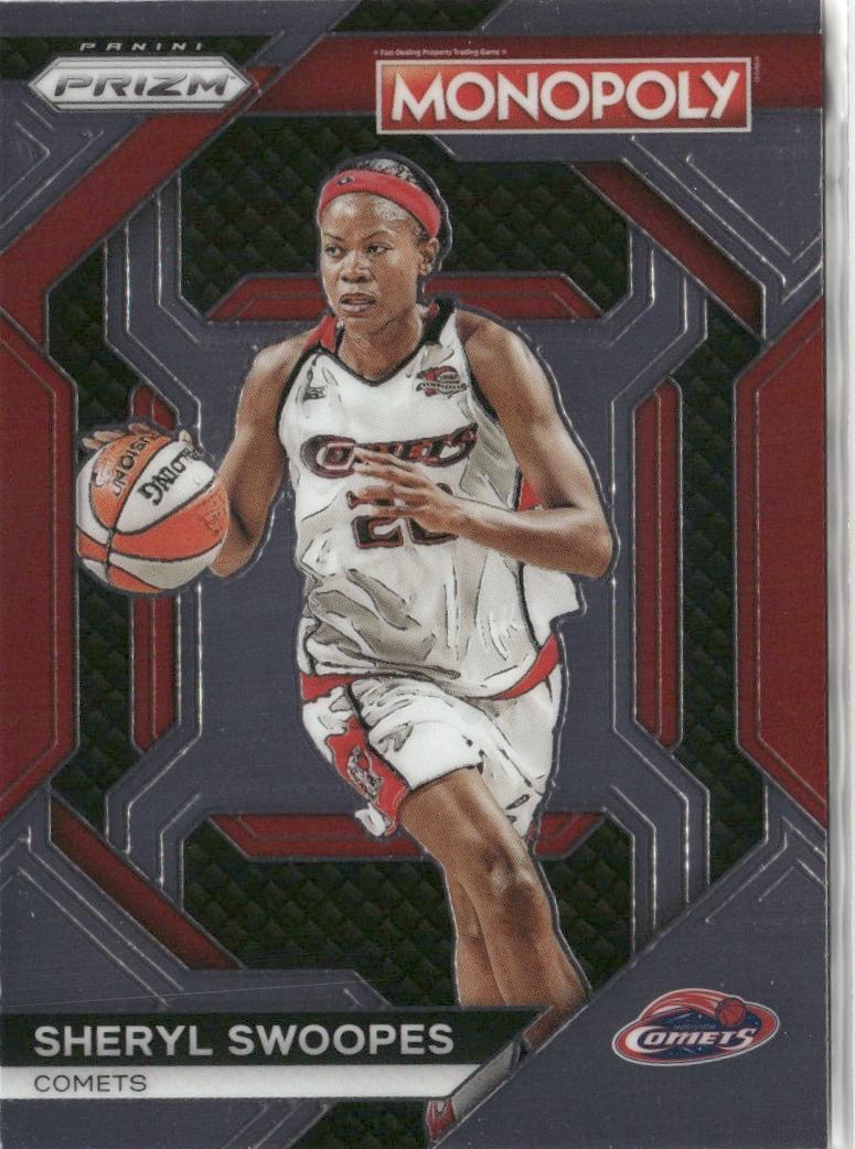 Sheryl Swoopes 2024 Prizm Monopoly WNBA card