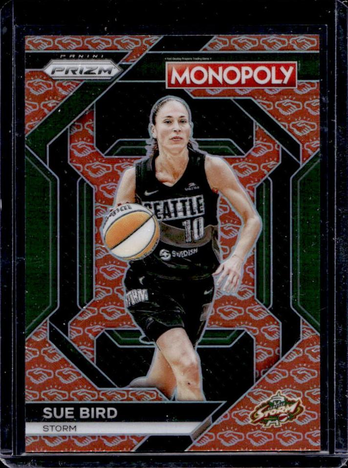 Sue Bird 2024 Prizm Monopoly WNBA card