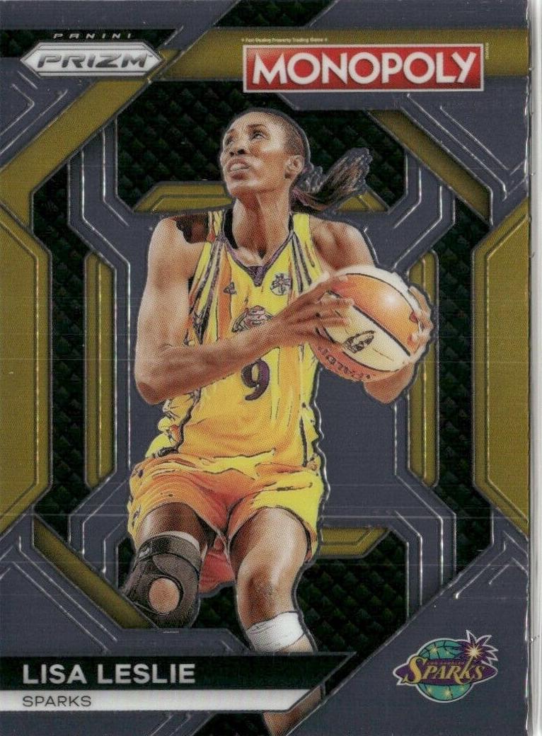 Lisa Leslie 2024 Prizm Monopoly WNBA card