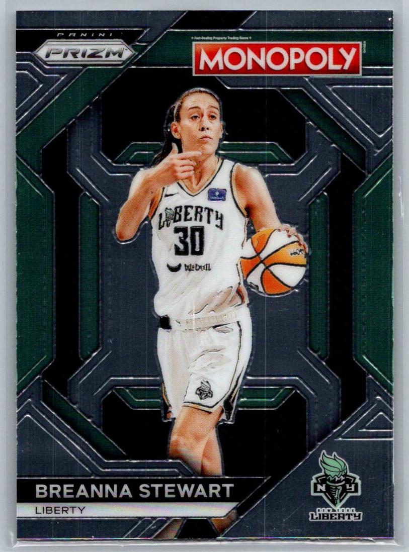 Breanna Stewart 2024 Prizm Monopoly WNBA card