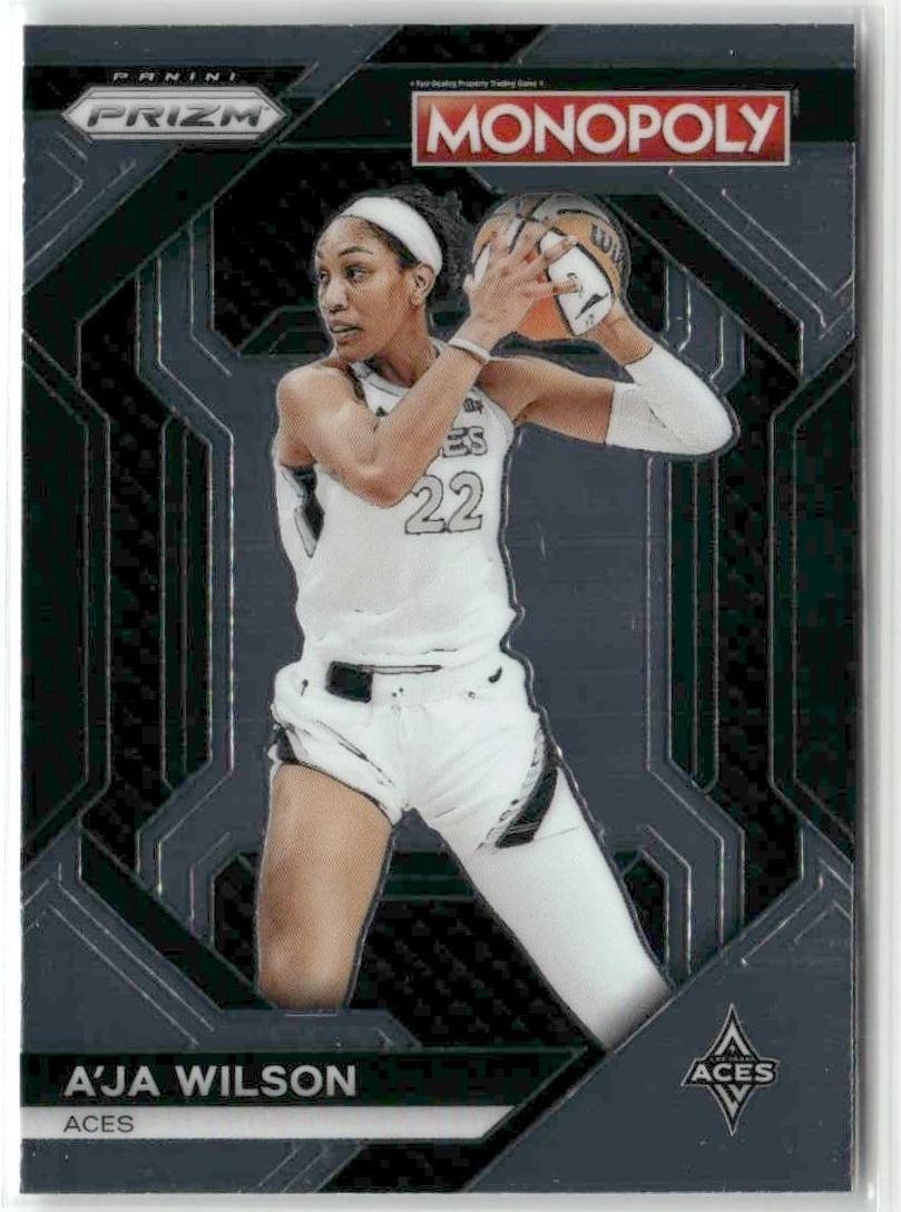 A'ja Wilson 2024 Prizm Monopoly WNBA card