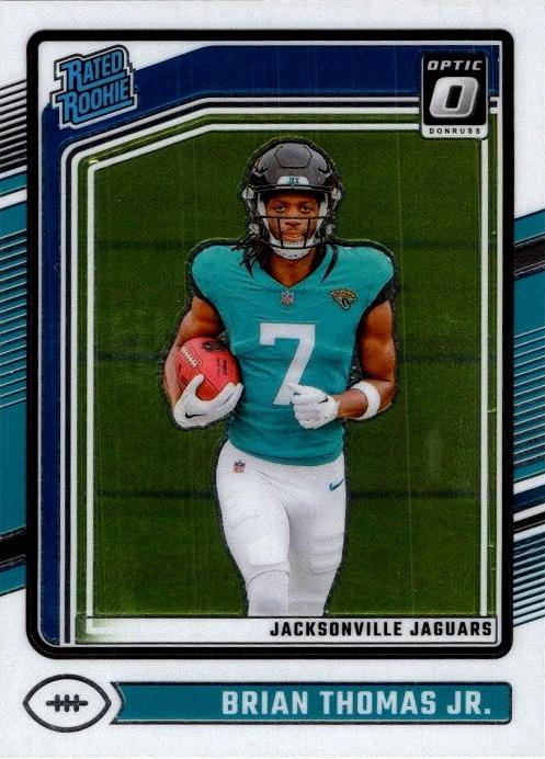 Brian Thomas Jr. 2024 Donruss Optic Football card