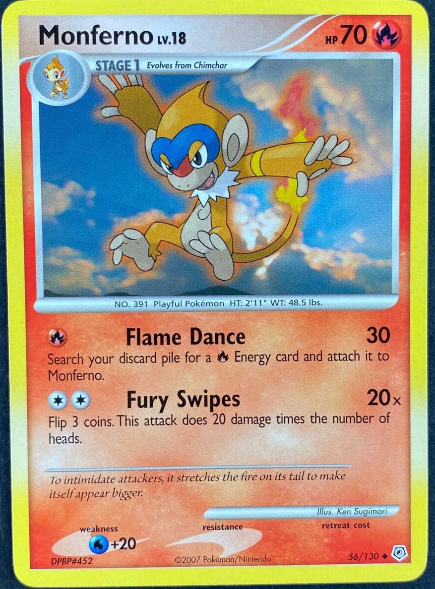 Monferno 2007 Pokemon Diamond & Pearl