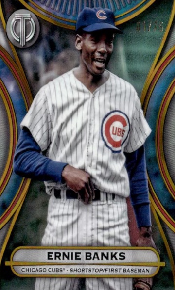 2025 Topps Tribute Baseball Blue Ernie Banks #66