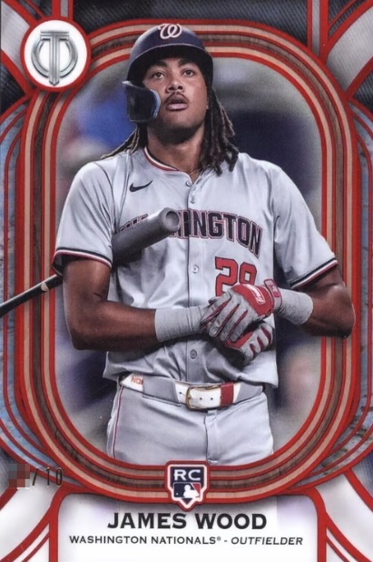 2025 Topps Tribute Baseball Red James Wood #91