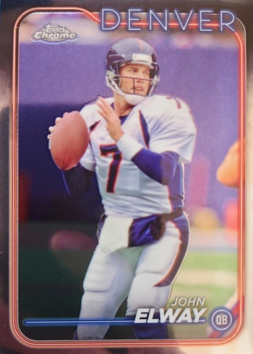 John Elway 2024 Topps Chrome Football card