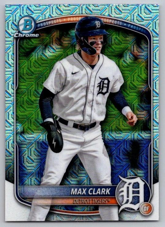 Max Clark 2025 Bowman Chrome Prospects card