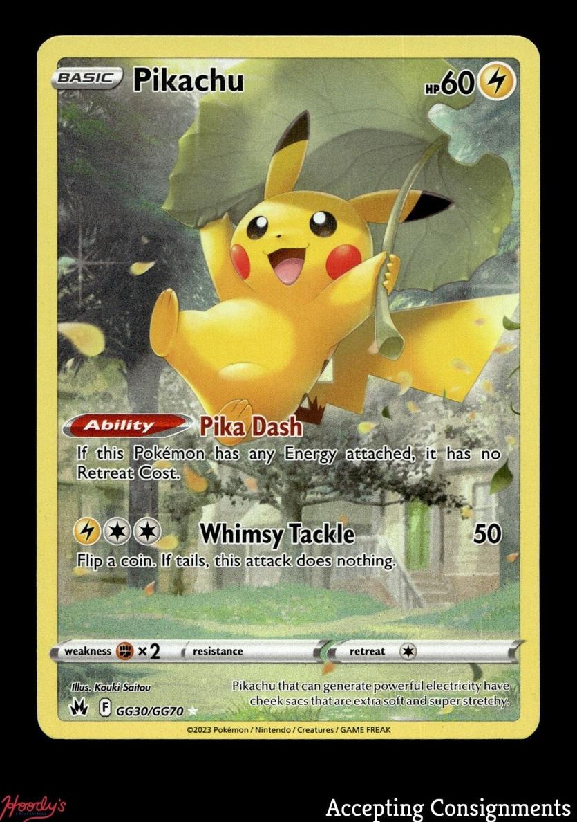 2023 Pokemon Crown Zenith CROWN ZENITH #GG30 FA/Pikachu front
