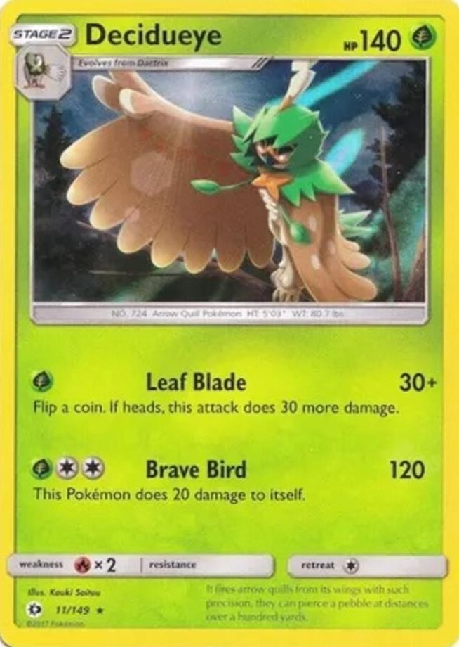 Decidueye 2017 Pokemon Sun & Moon