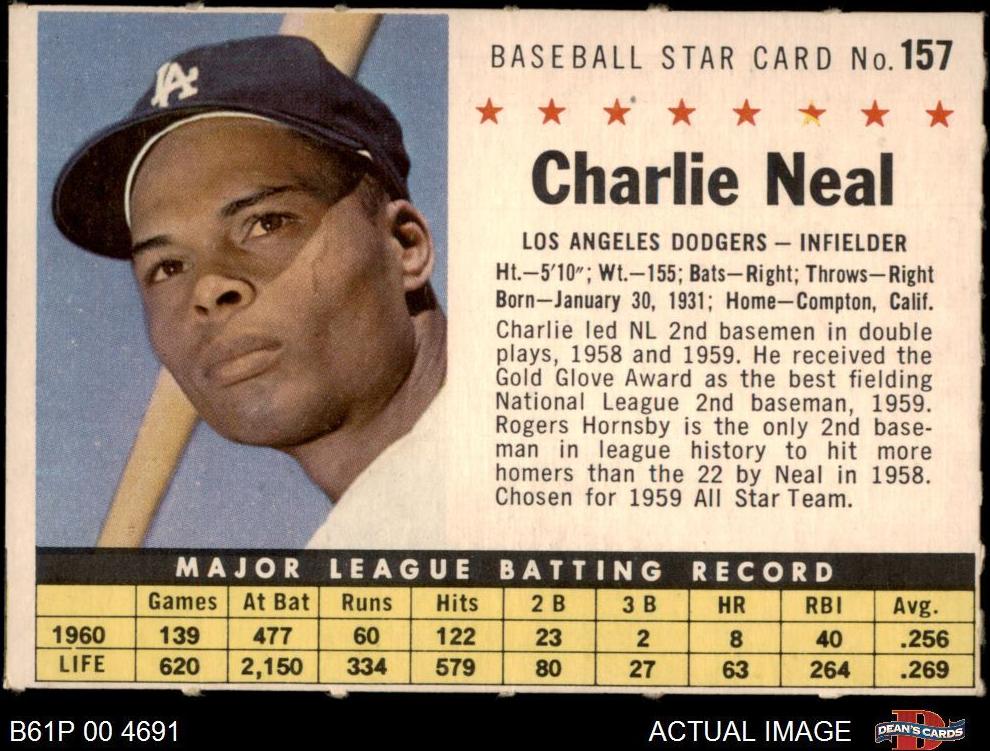 1961 Charlie Neal [Perforated] #157