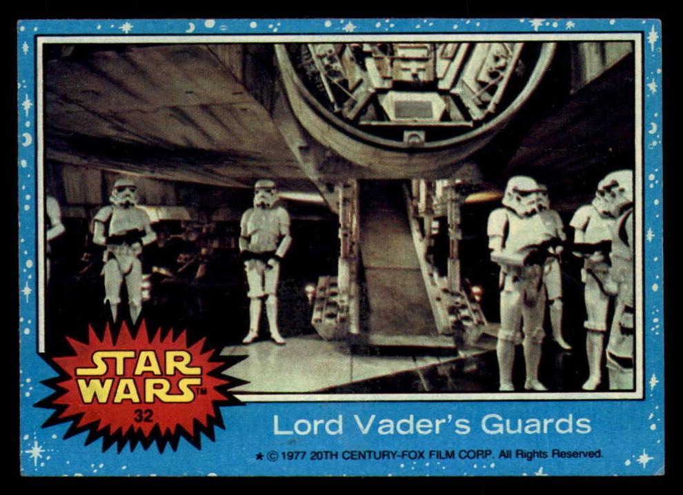 1977 Star Star Wars #32 Lord Vader's Guards front