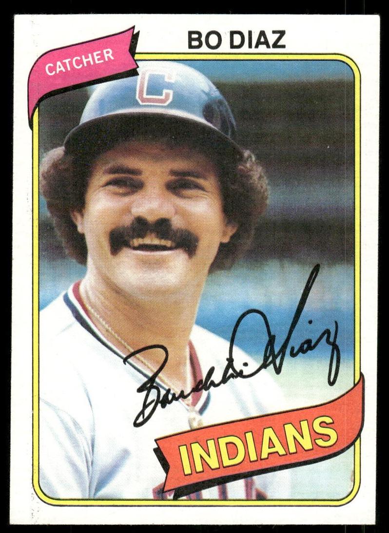 Bo Diaz 1980 Topps Baseball