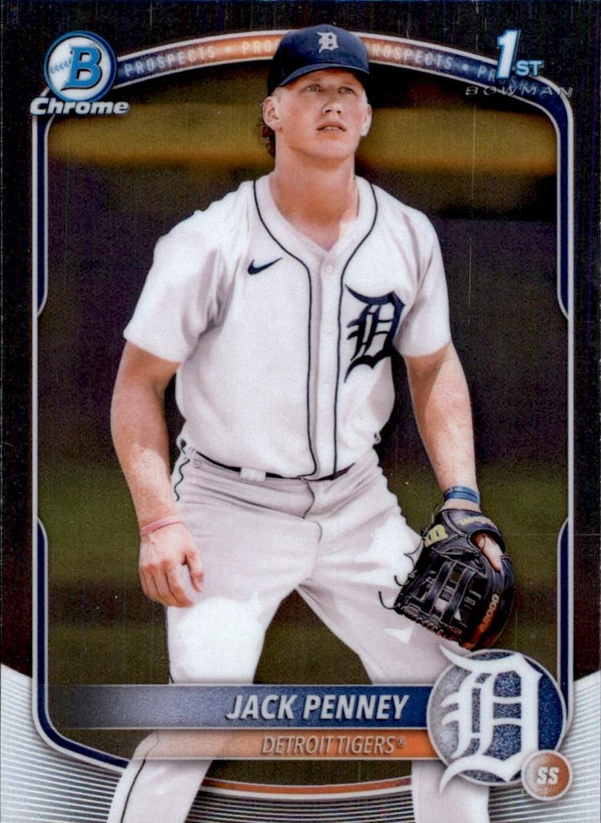 Jack Penney 2025 Bowman Chrome Prospects card