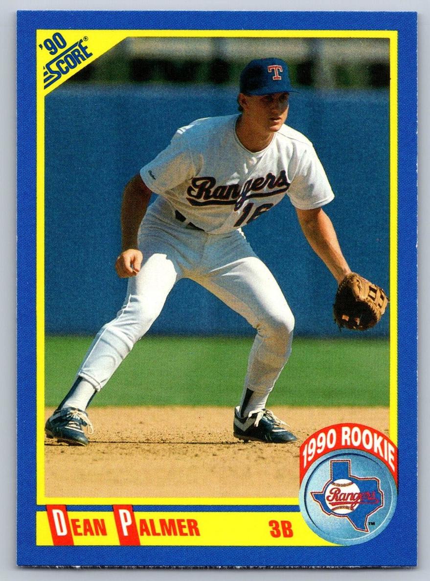 1990 Score Dean Palmer #594 card