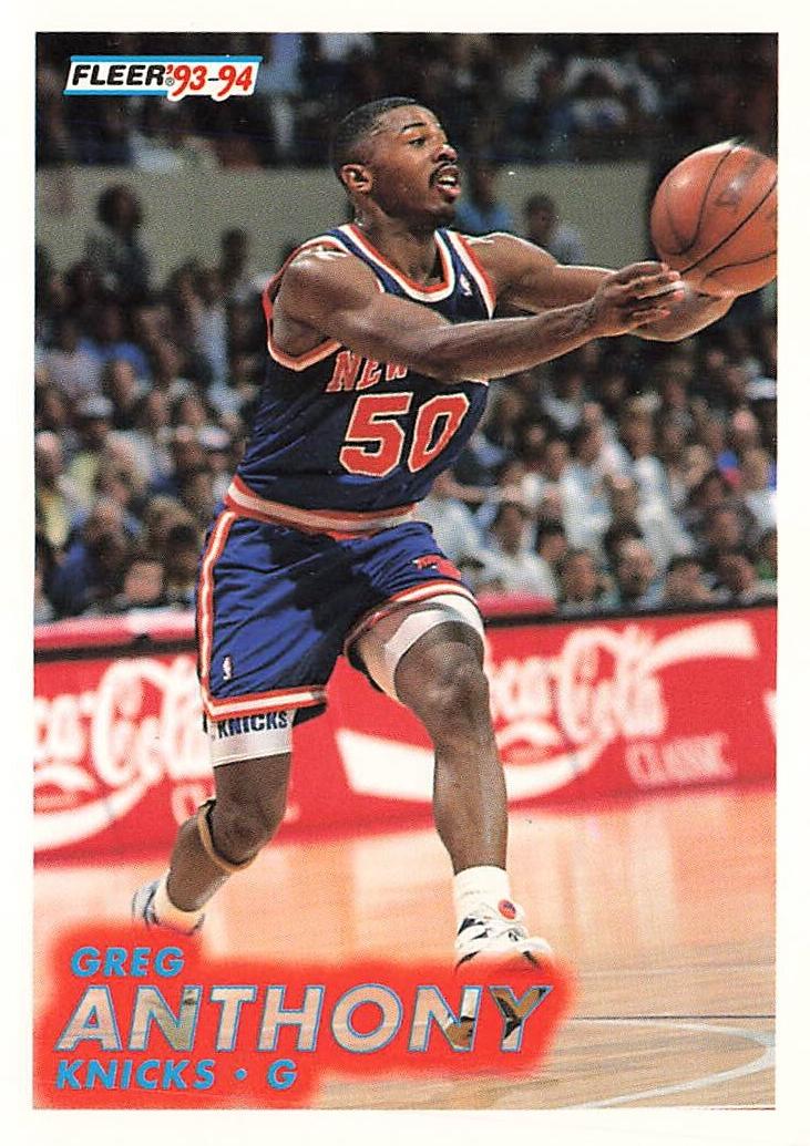 1993 Fleer Greg Anthony #137 card