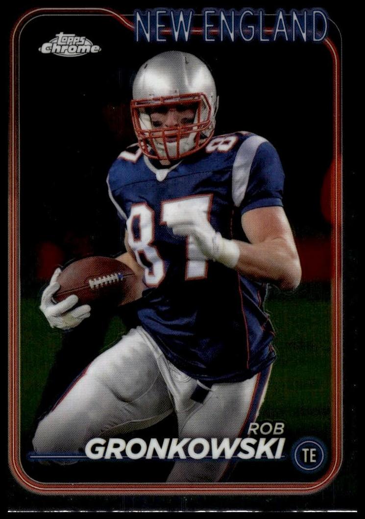 Rob Gronkowski 2024 Topps Chrome Football card