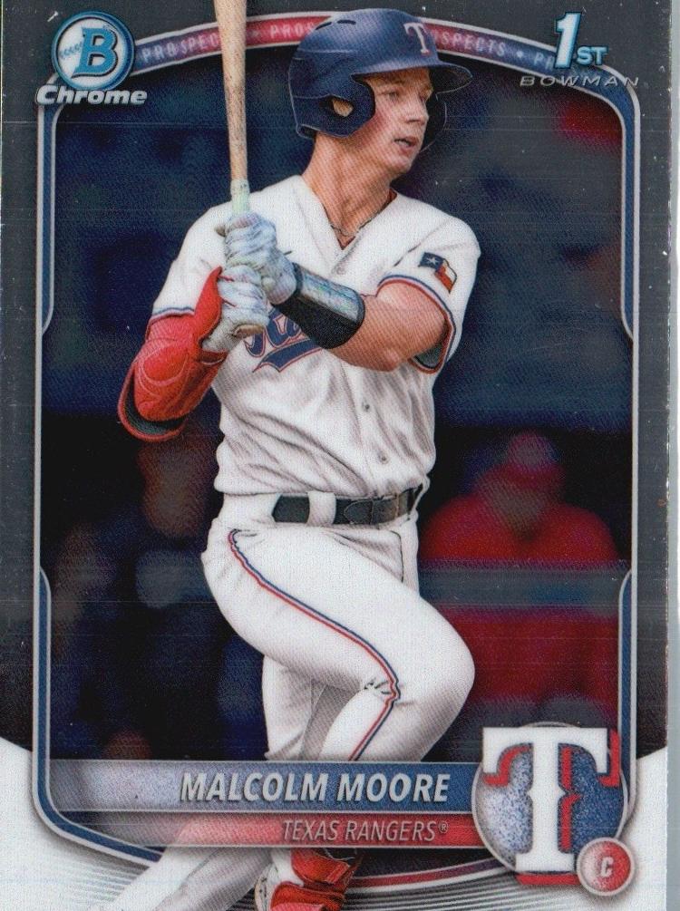 Malcolm Moore 2025 Bowman Chrome Prospects card