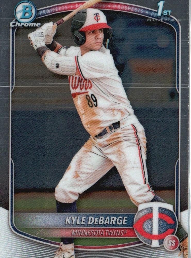 Kyle DeBarge 2025 Bowman Chrome Prospects card
