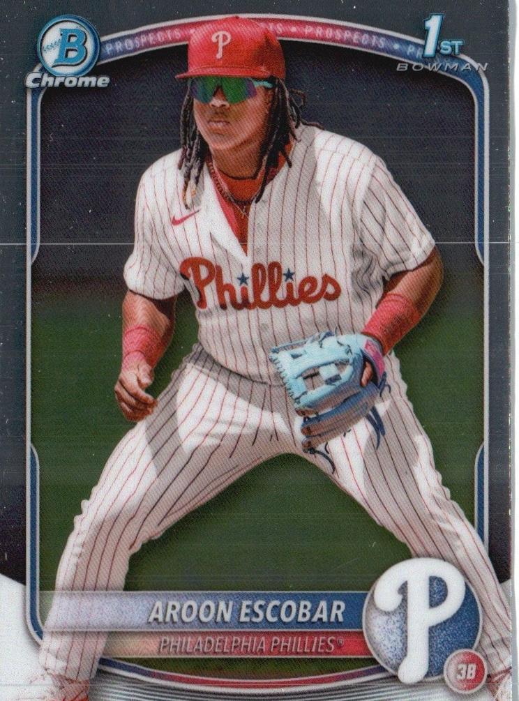 Aroon Escobar 2025 Bowman Chrome Prospects card