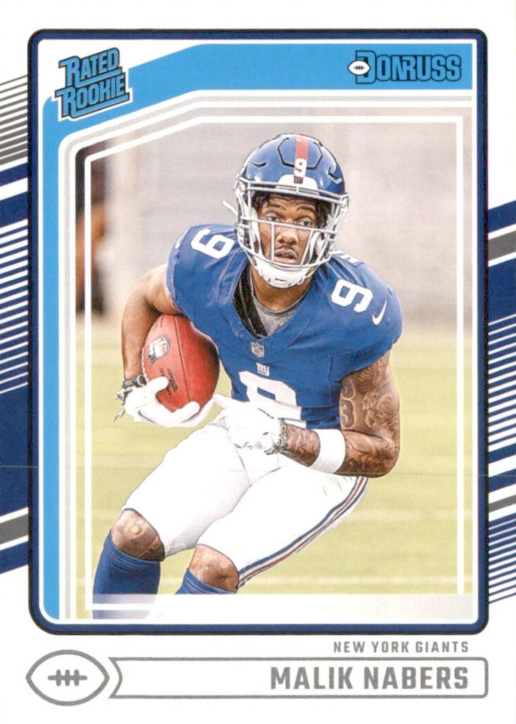 Malik Nabers 2024 Donruss Football card