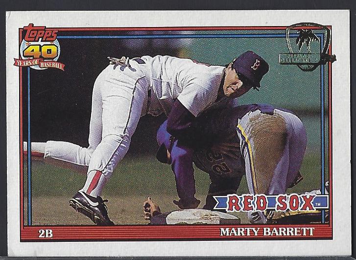 1991 Marty Barrett #496