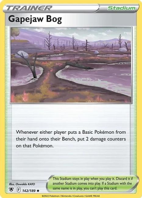 Gapejaw Bog 2022 Pokemon Astral Radiance