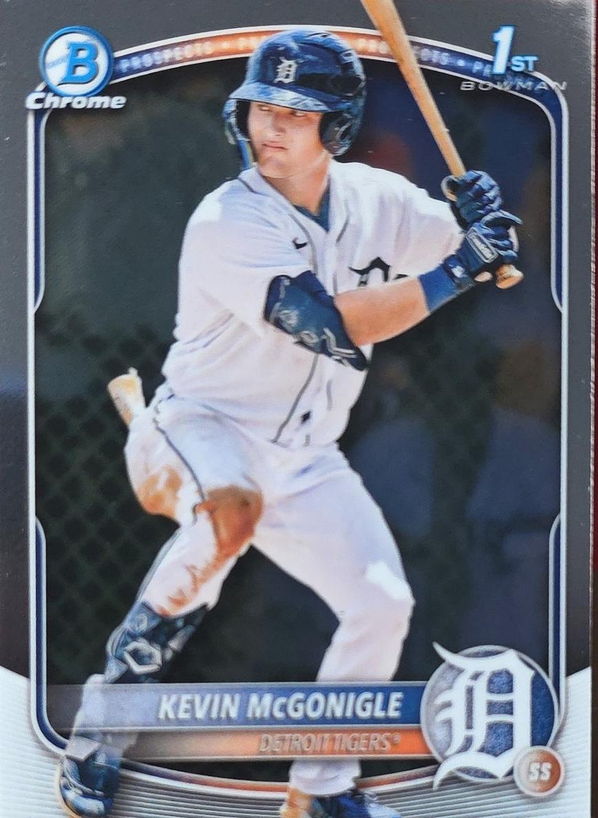 Kevin McGonigle 2025 Bowman Chrome Prospects card