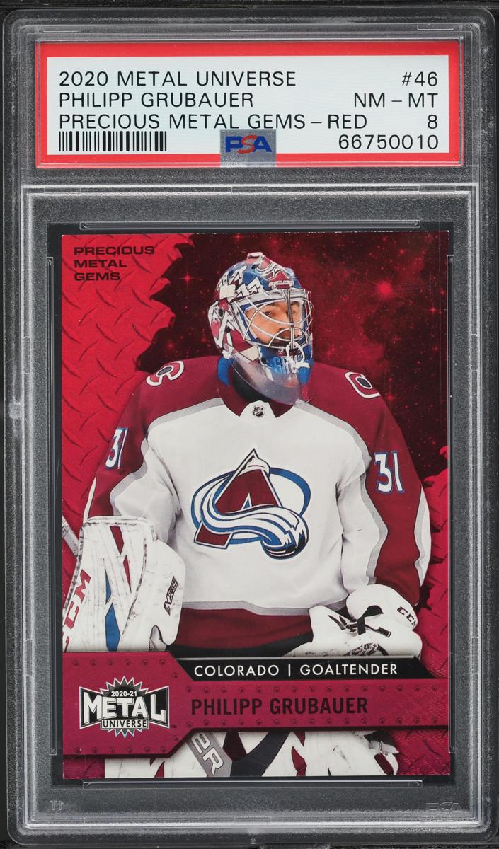2020 Skybox Metal Universe Philipp Grubauer [Autograph] #46 card