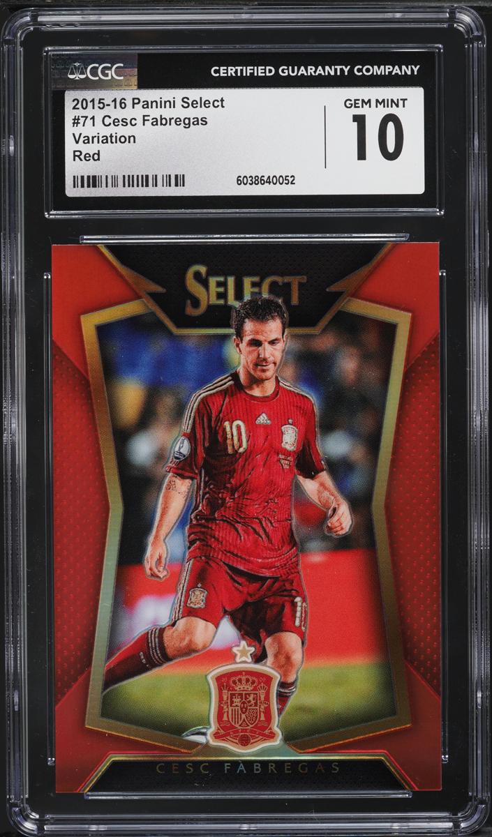 2015 Panini Select Cesc Fabregas [Purple] #71 card