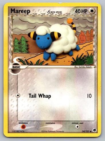 Mareep 2006 Pokemon EX Dragon Frontiers