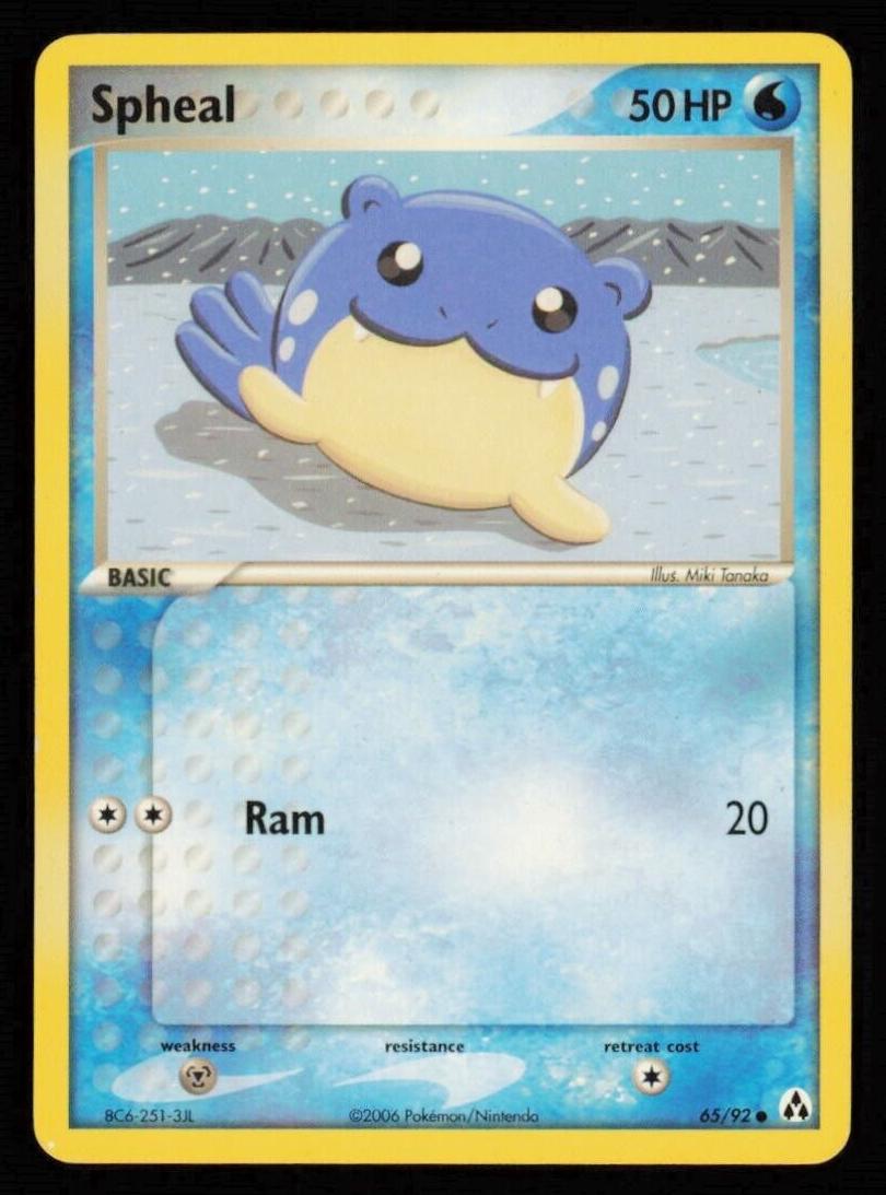 Spheal 2006 Pokemon EX Legend Maker