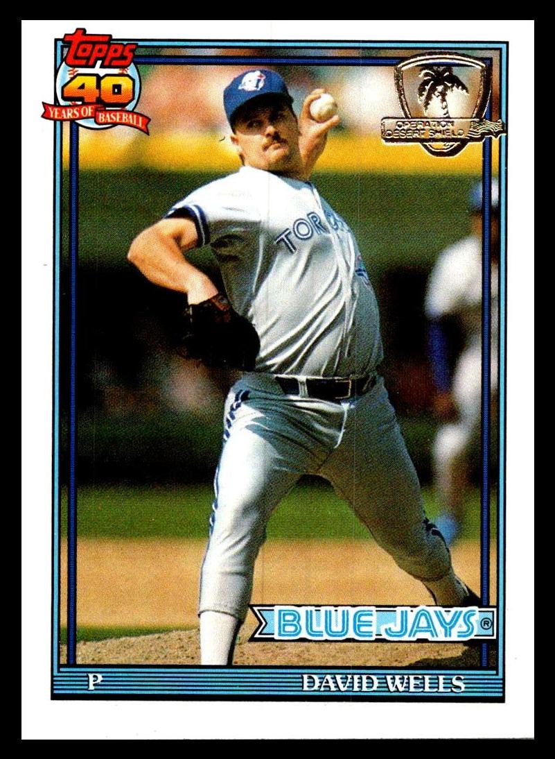 1991 David Wells #619