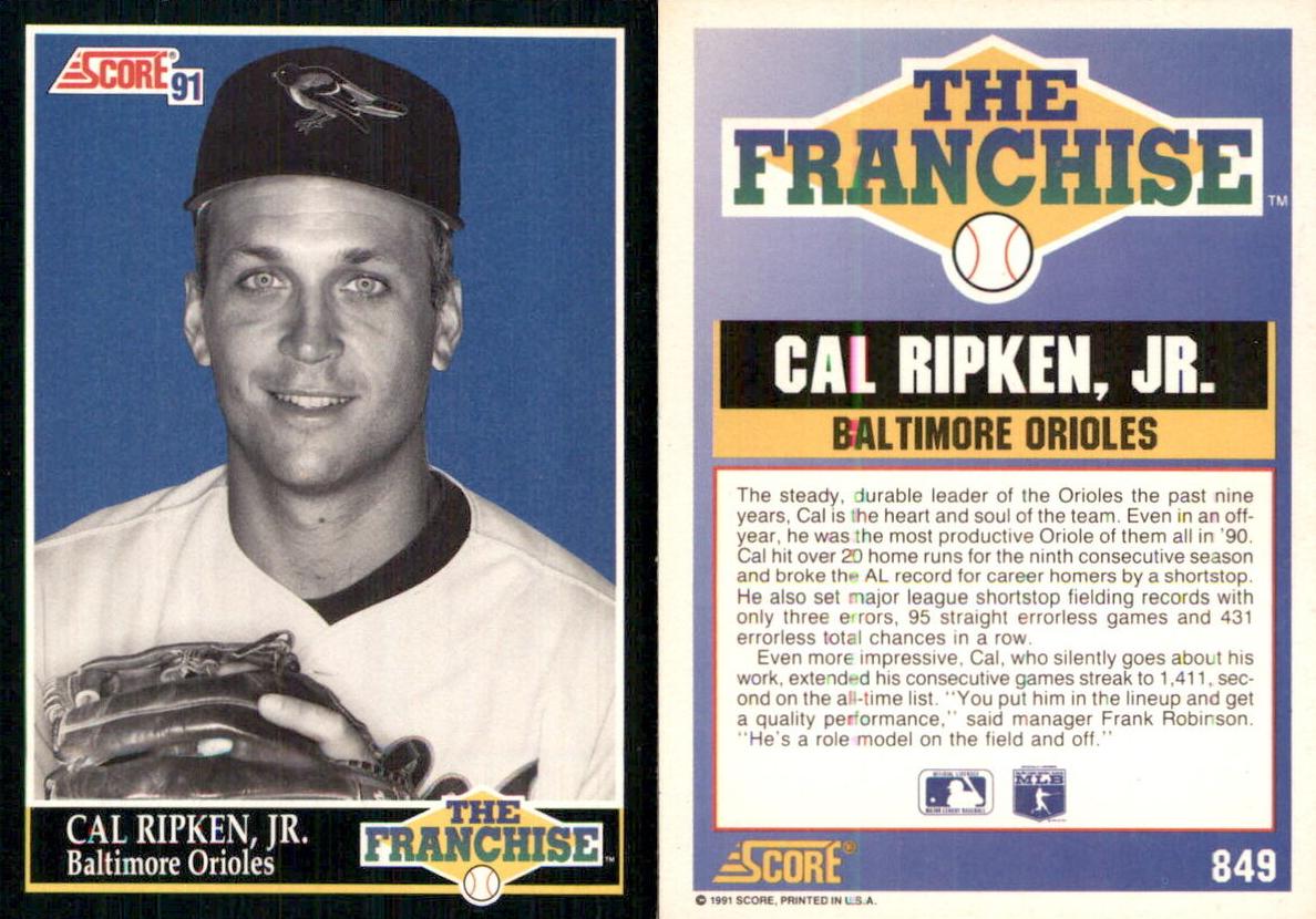 1991 Cal Ripken Jr. #849