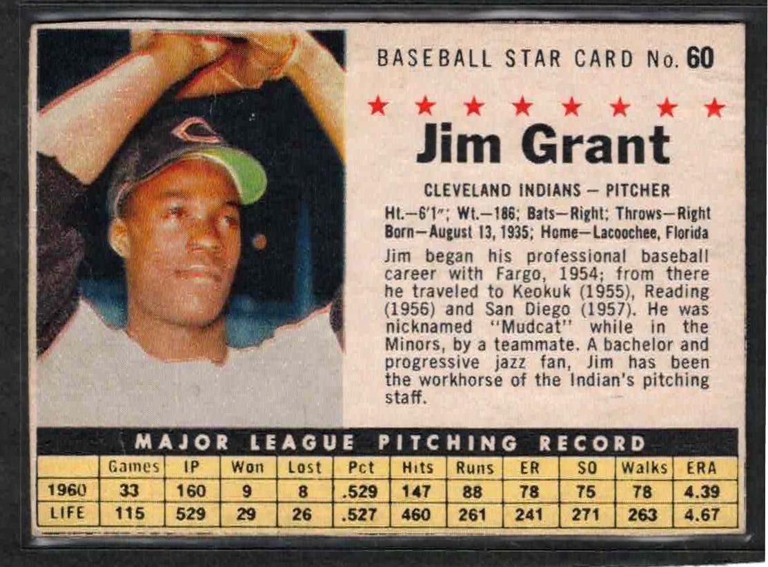 1961 Jim Grant #60