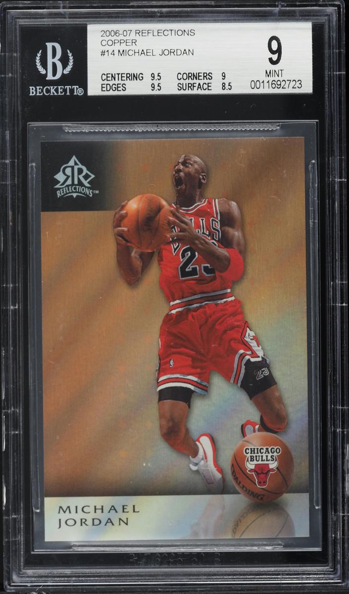 2006 Upper Deck Reflections Michael Jordan [Copper] #14 card