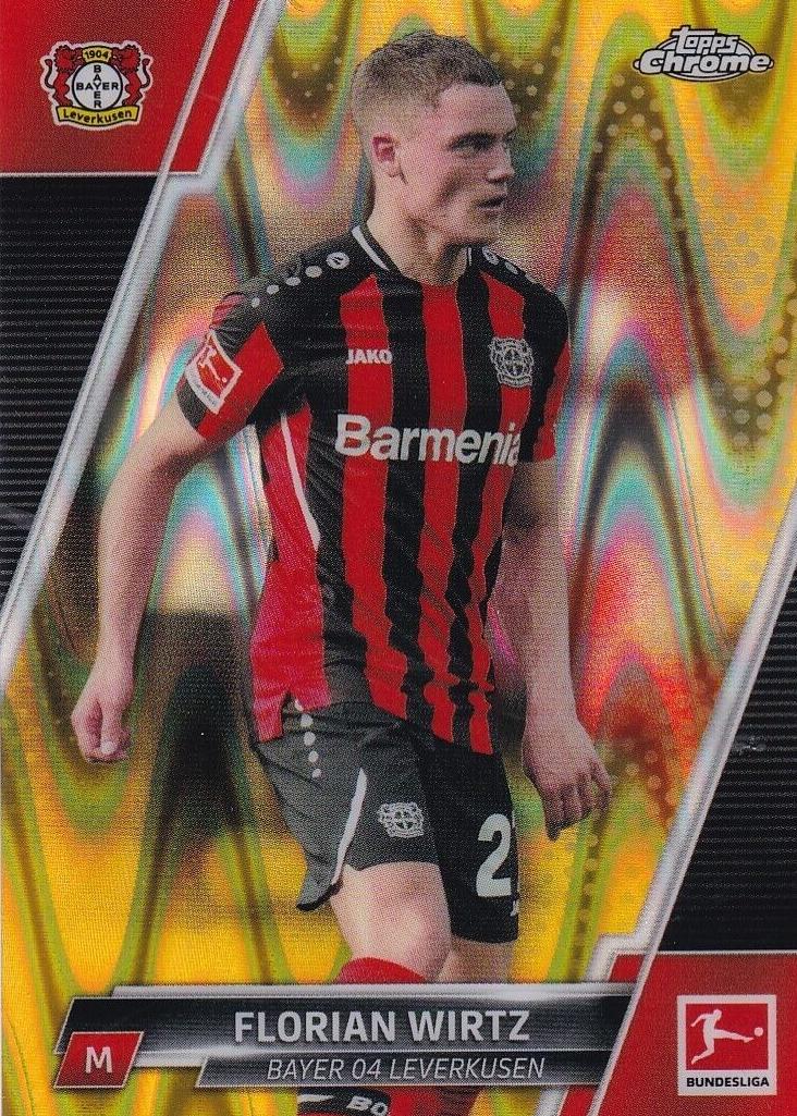2021 Topps Chrome Bundesliga Florian Wirtz [Green] #69 card