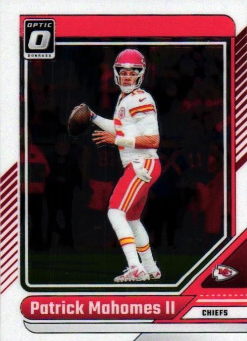 Patrick Mahomes II 2024 Donruss Optic Football card