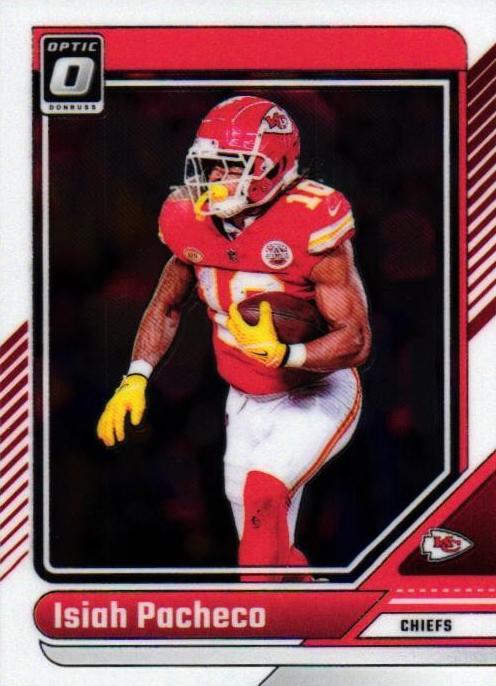 Isiah Pacheco 2024 Donruss Optic Football card