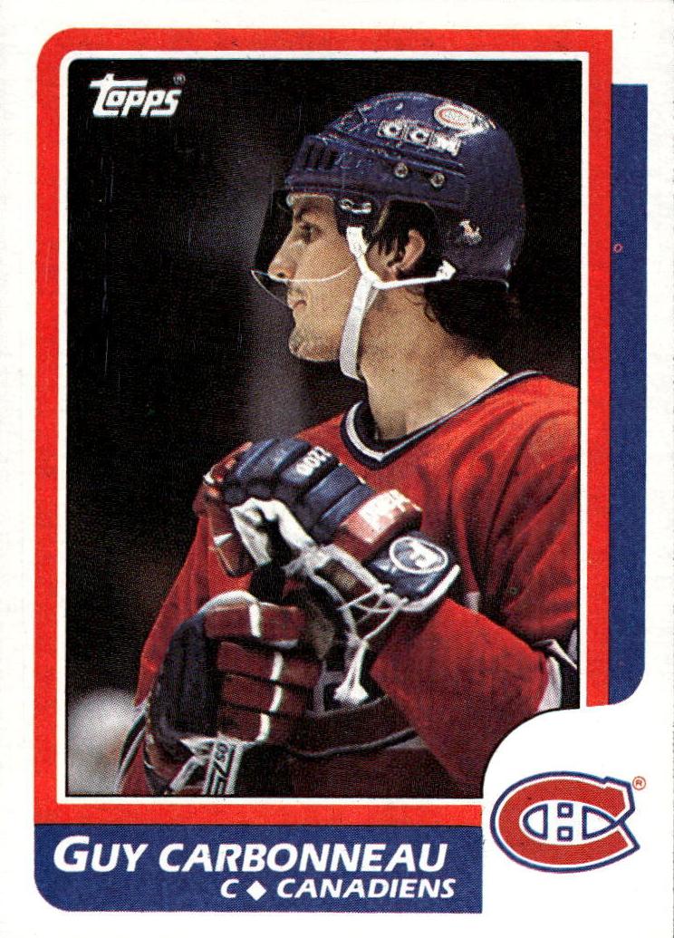1986 Topps Guy Carbonneau #176 card
