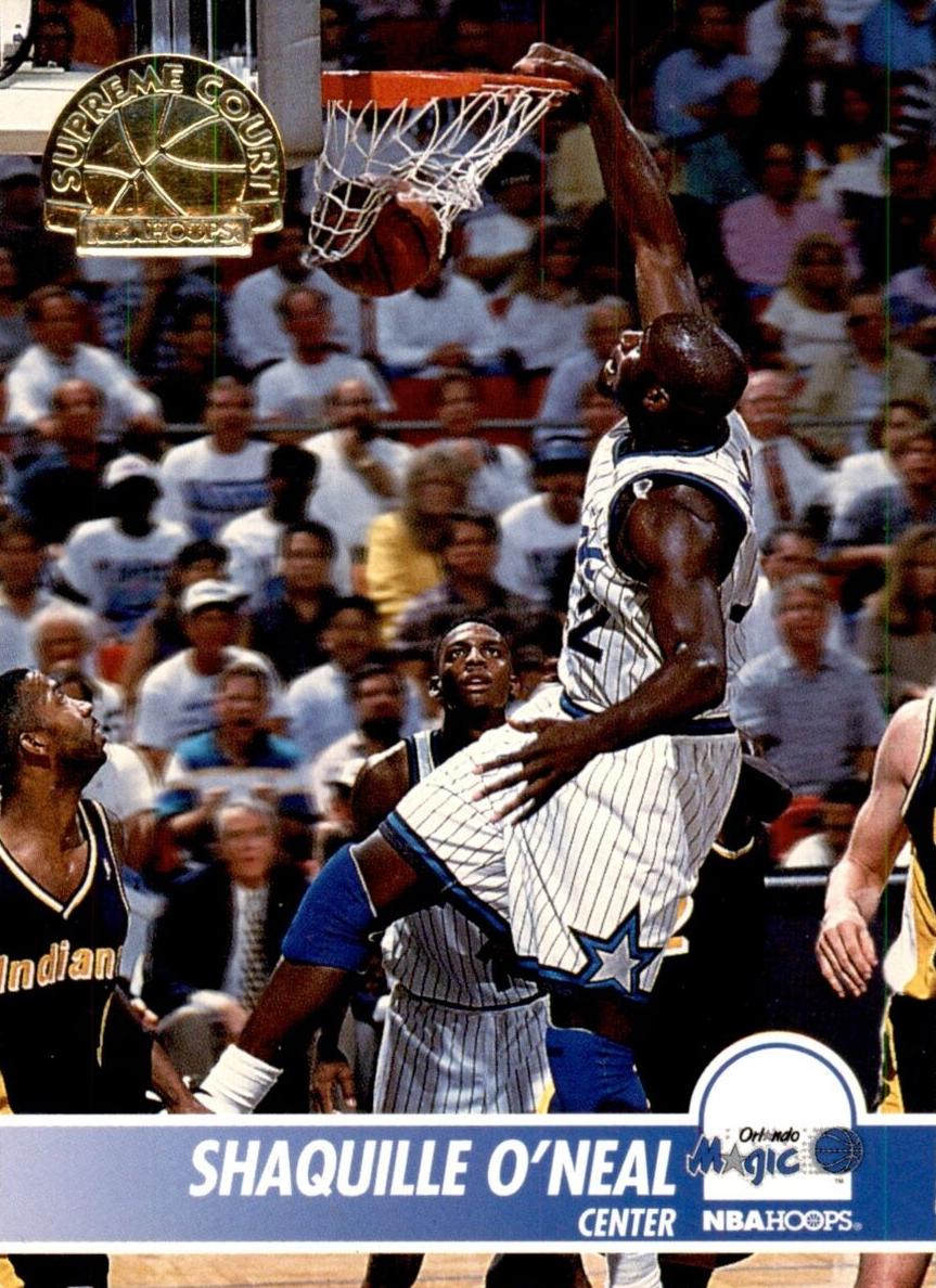 1994 Hoops Supreme Court Shaquille O'Neal #SC33 card