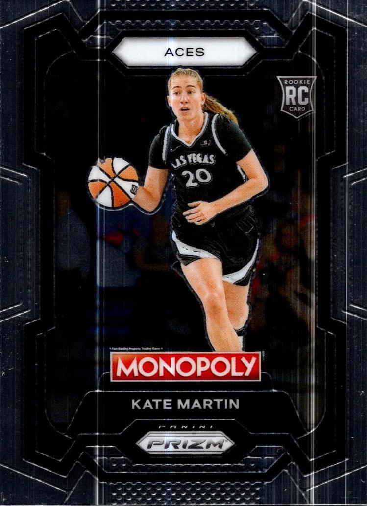 Kate Martin 2024 Prizm Monopoly WNBA card