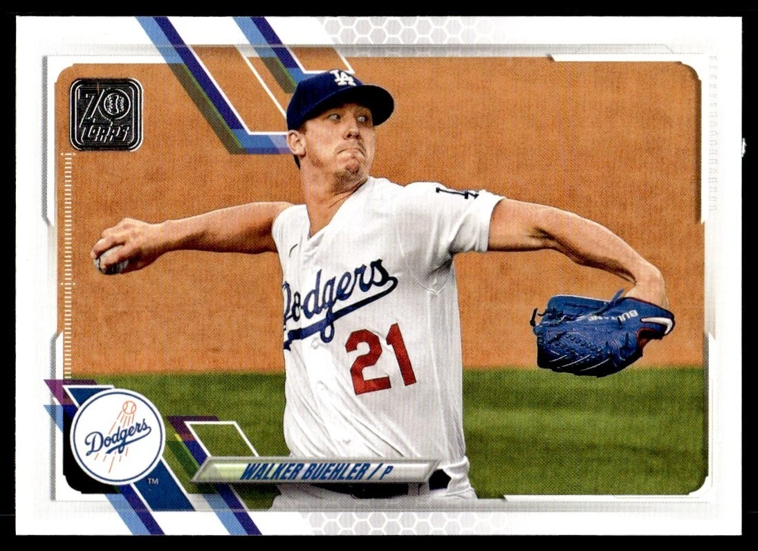 2021 Topps Baseball Walker Buehler #466 PSA 9