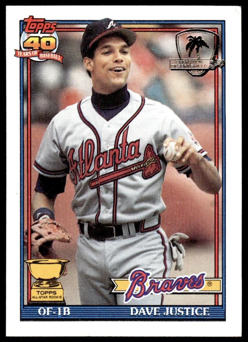 1991 Dave Justice #329