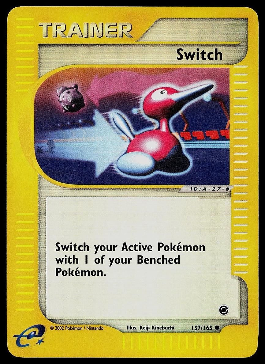 2002 Pokemon Expedition Base Set Foil #157 Switch-Rev.Foil front