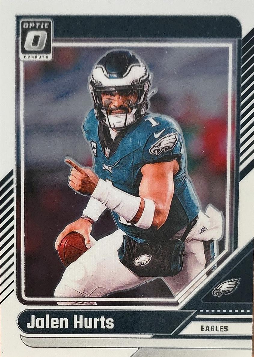 Jalen Hurts 2024 Donruss Optic Football card