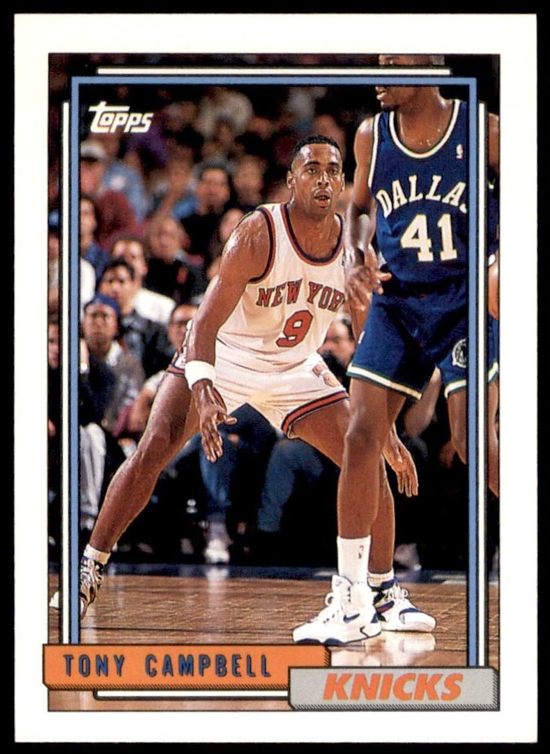 1992 Topps Tony Campbell #391 card