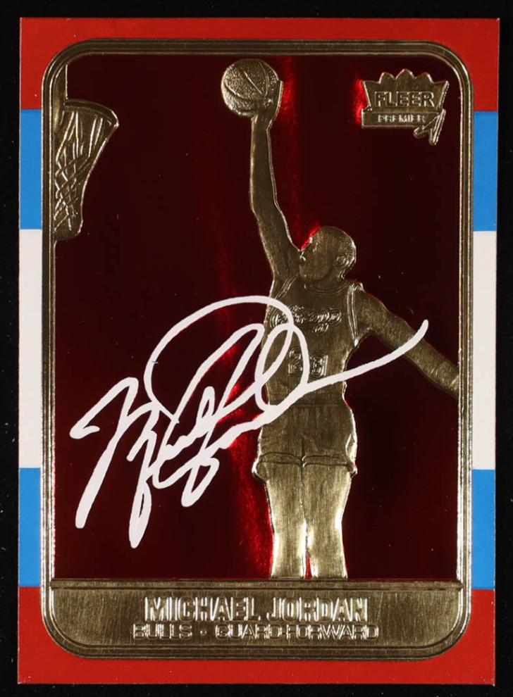 1998 Michael Jordan [Holographic Foil Autograph]