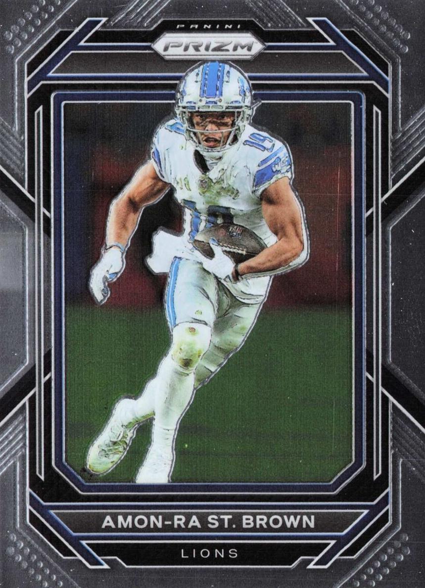 Amon-Ra St. Brown 2022 Prizm Football card