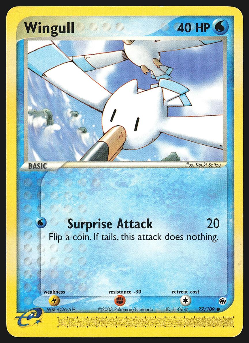 Wingull 2003 Pokemon EX Ruby & Sapphire