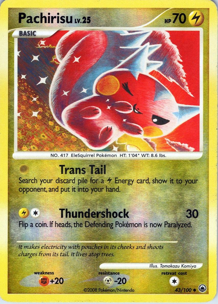 Pachirisu 2008 Pokemon Diamond & Pearl Majestic Dawn
